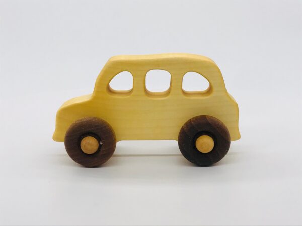 Holzauto English Taxi