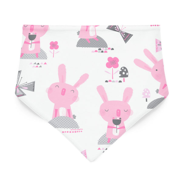 Lätzli Halstuch Hase rosa