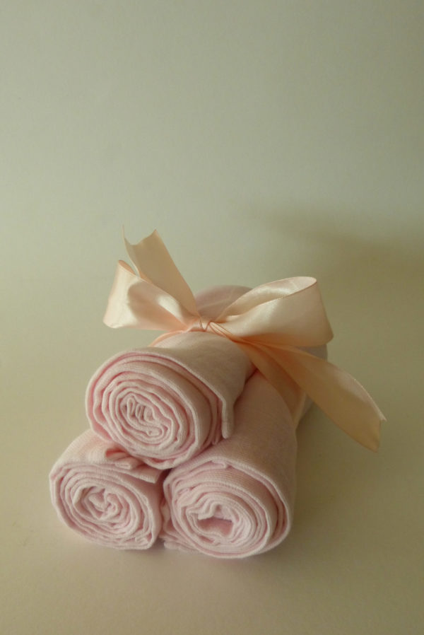 3-er Pack Nuscheli Musselin rosa - Image 2