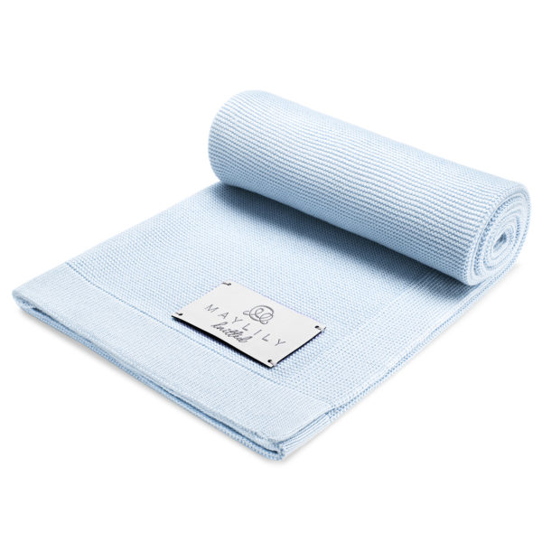 Babydecke blau