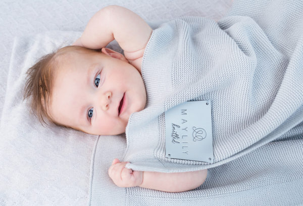 Babydecke blau - Image 7