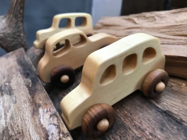 Holzauto English Taxi - Image 4