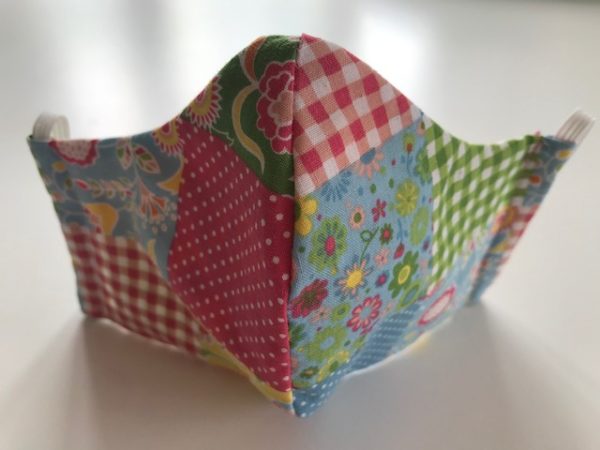 Mund-Nasenmaske für Kinder (8-10 Jahre) kariert