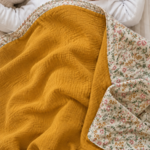 Babydecke Vintageblumen