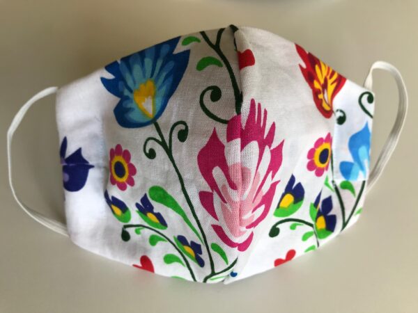 Erwachsenen Maske Volk Blumen - Image 2