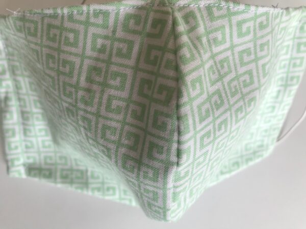 Erwachsenen Maske grün weiss - Image 2