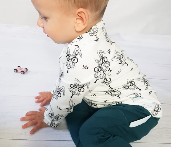 Sweatshirt Hase mit Brille