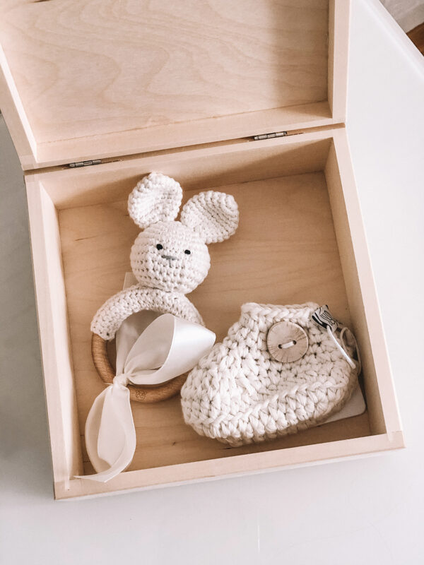 Baby Geschenkbox 2-teilig creme