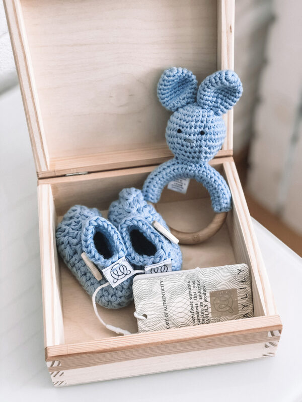 Baby Geschenkbox, 2-teilig blau - Image 3