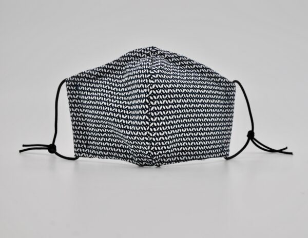 Erwachsenen Maske schwarz-weiss - Image 3
