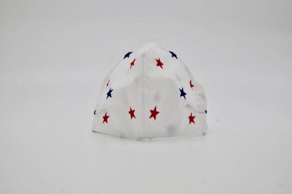 Erwachsenen Maske rot-dunkelblaue Sterne - Image 2
