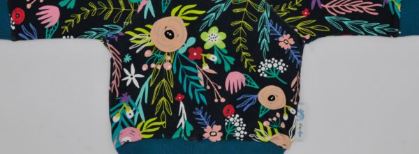 Sweatshirt Blumen dunkelblau - Image 8