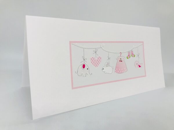 Karte zur Geburt girl - Image 3
