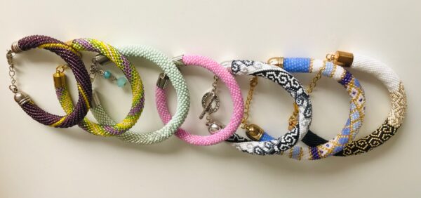 Armband pastel rosa Perlen - Image 4