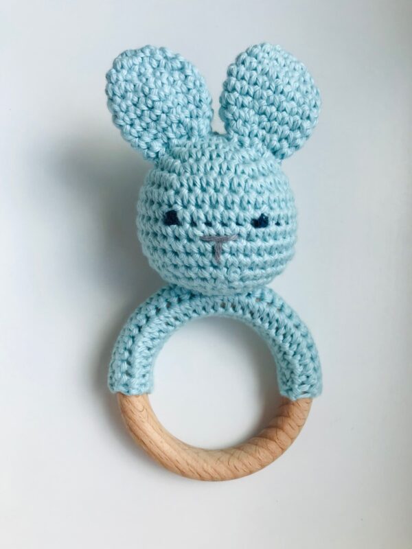 Beissring Hase mint grau