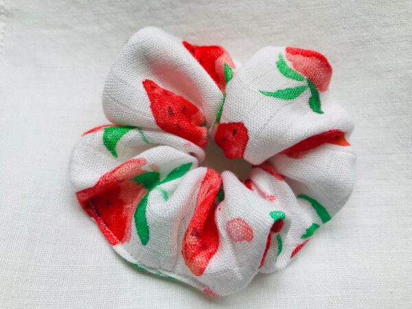 Scrunchie Haargummi Erdbeeren