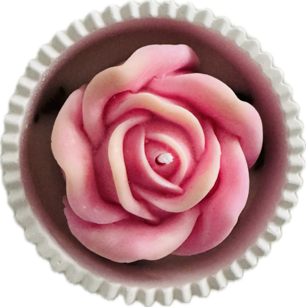 Kleiner Cupcake mit Rose - Image 3