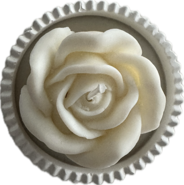 Kleiner Cupcake mit Rose
