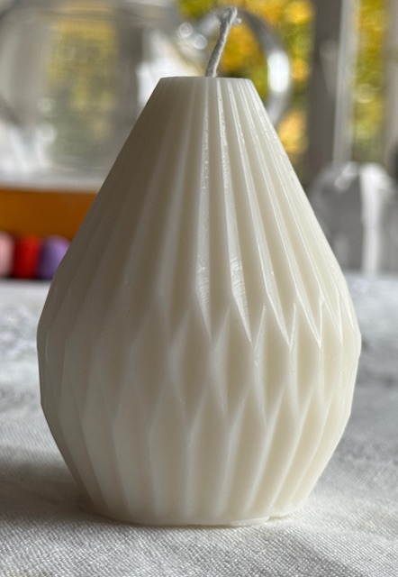 Birne Kerze creme – Bild 3