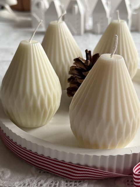 Birne Kerze creme – Bild 6