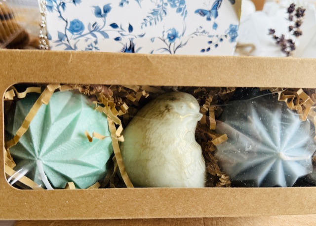 Weihnachtskugel Vogel 3er Set