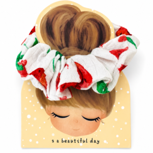 Scrunchie Erdbeer