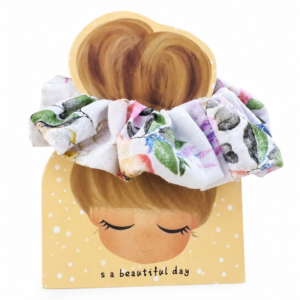 Scrunchie Blumen Blätter