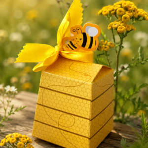 Sojawachskerze Bienenhaus Honig